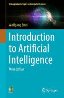  INTRODUCTION TO ARTIFICIAL INTELLIGENCE