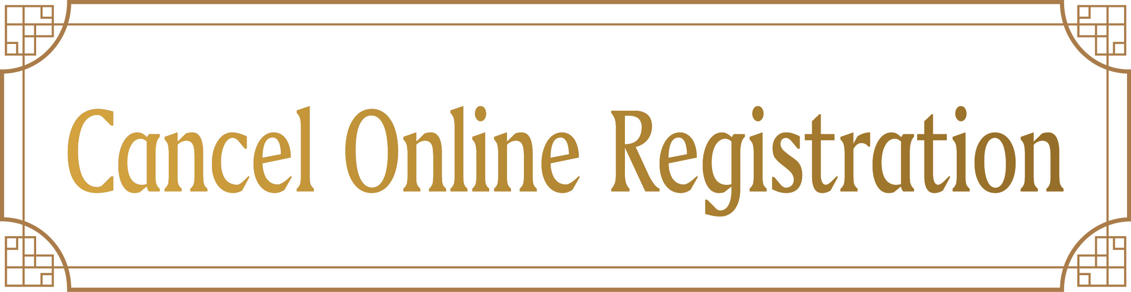 Cancel Online Registration 